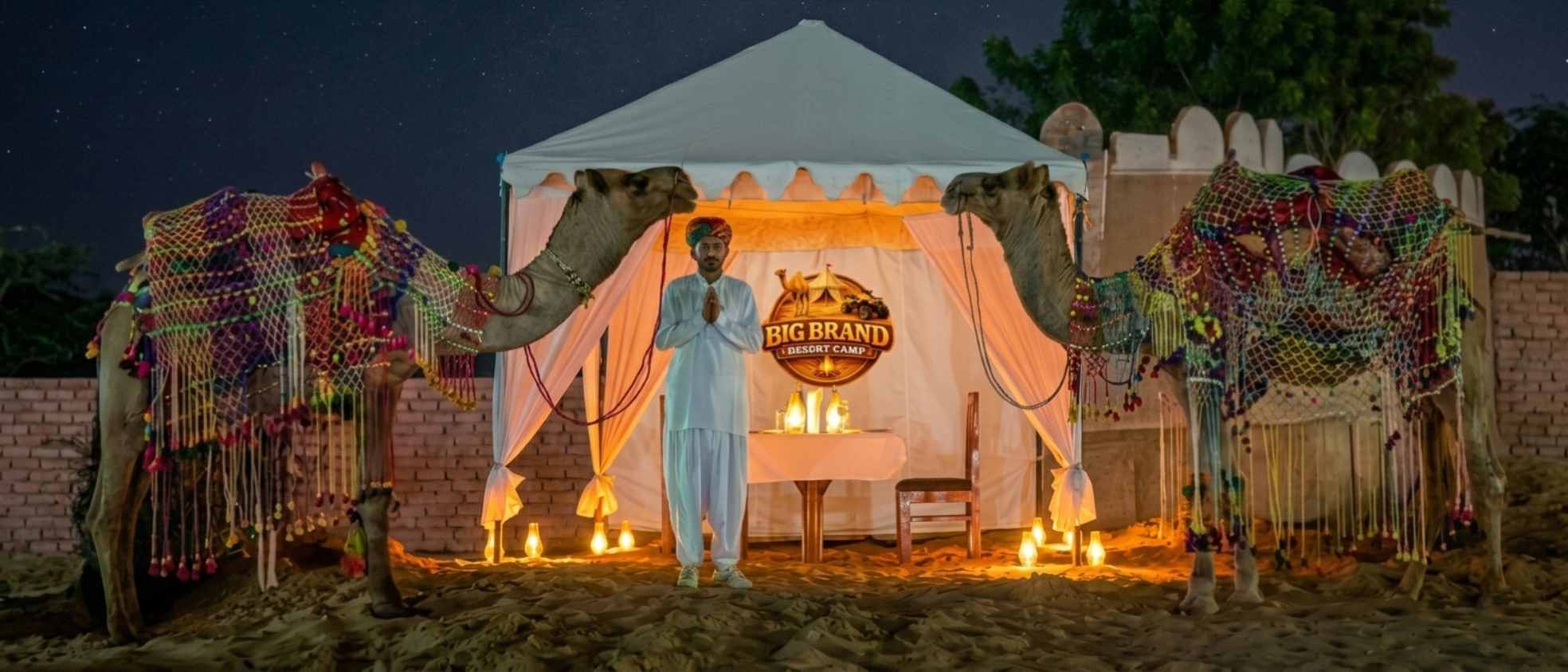 Camel Ride Big brand Desert camp