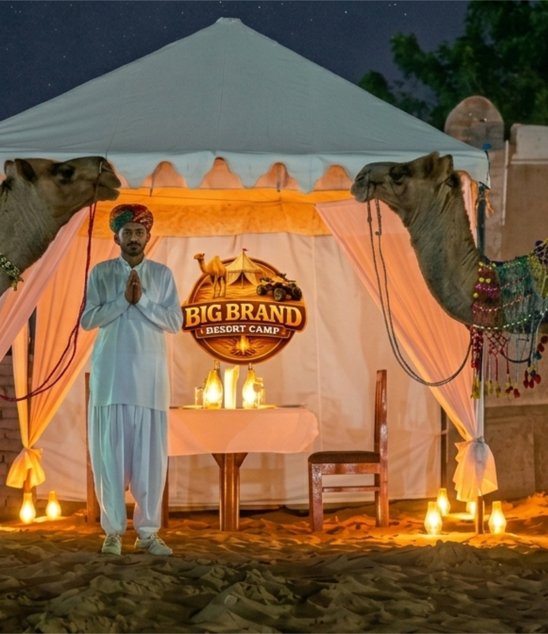 mobile view camel bi brand desert camp